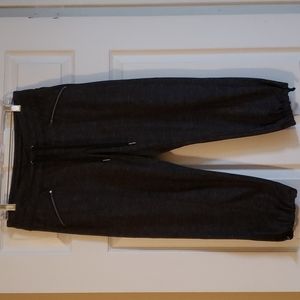 Athleta cropped joggers, size M.